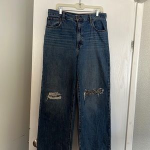 High Waisted Wide Leg Levi Jeans